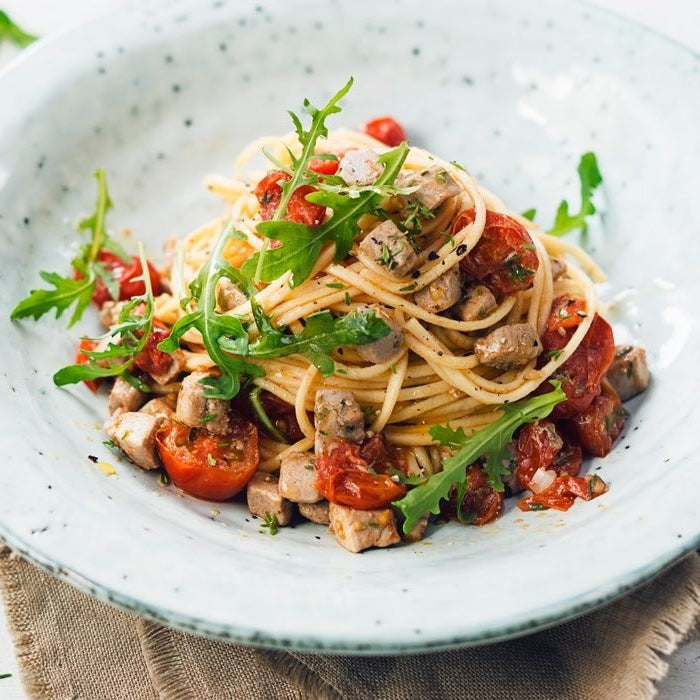 Tonhalas spagetti paradicsommal