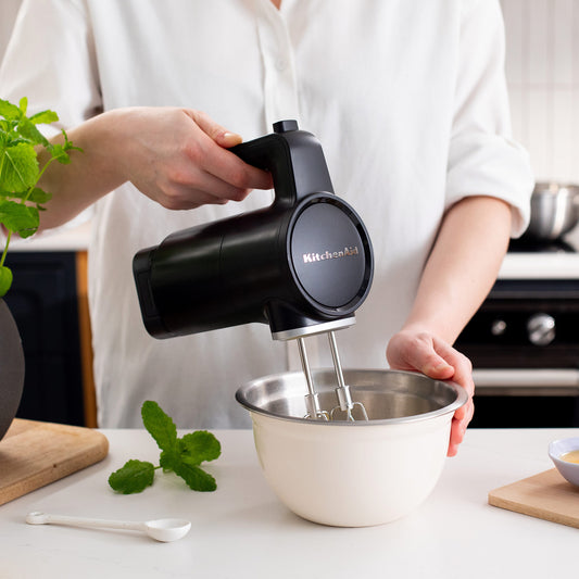 Vezeték nélküli kézi mixer – akkumulátor nélkül matt fekete