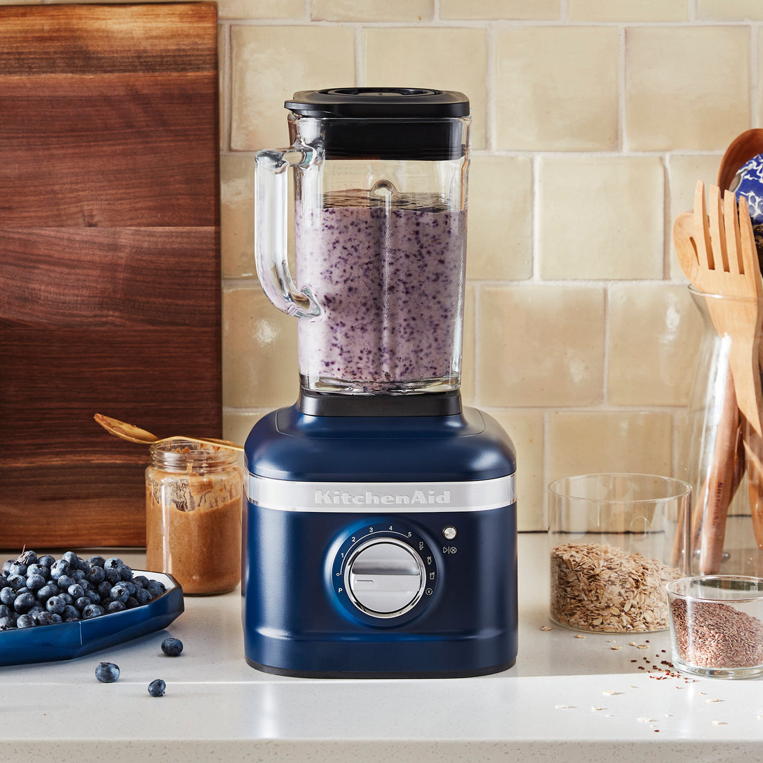 Artisan K400 1.4 l turmixgép üvegkancsóval tintakék