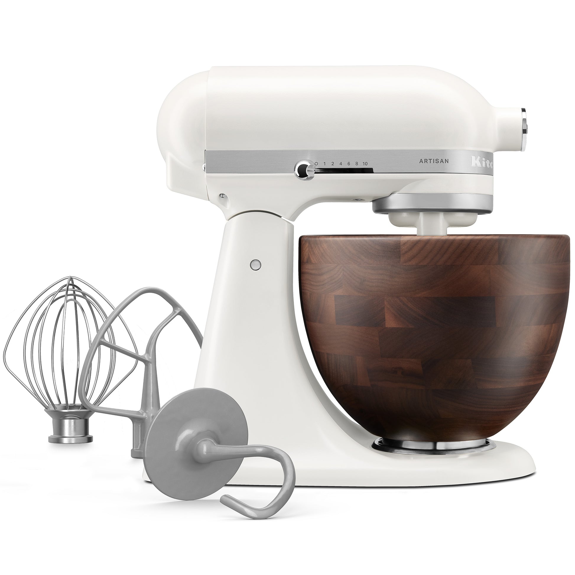 Artisan 4.7 l robotgép diófa tállal porcelánfehér